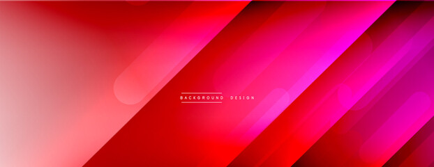 Dynamic lines abstract background. 3D shadow effects and fluid gradients. Modern overlapping forms