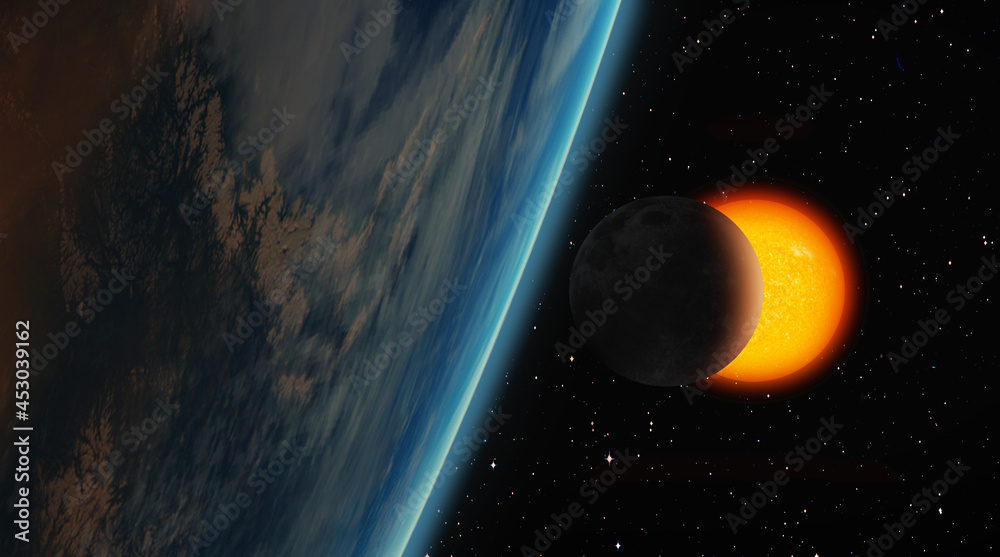 Aufkleber solar eclipse 