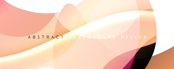 Trendy simple fluid color gradient abstract background with dynamic wave line effect. Vector Illustration For Wallpaper, Banner, Background, Card, Book Illustration, landing page