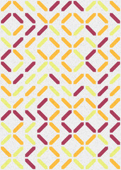 Abstract Geometric Pattern generative computational art illustration