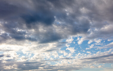 Beautiful clouds in the sky
