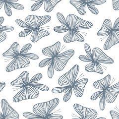 Vintage seamless pattern with butterflies.