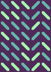 Abstract Geometric Pattern generative computational art illustration