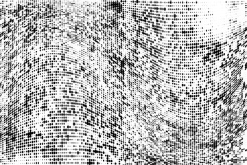 Black and white halftone abstract background
