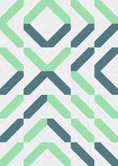 Abstract Geometric Pattern generative computational art illustration