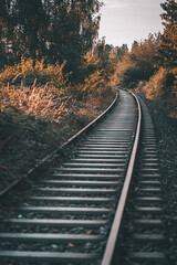 Fototapeta premium Unbenutzte Bahngleise