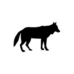 Wolf icon vector set. animals illustration sign collection. wolf howls symbol.