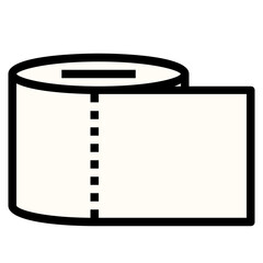 Tissue line icon