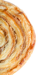 Half of cinnamon bun