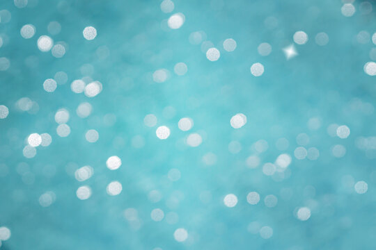 bokeh blue color background. Beautiful turquoise color. Texture.