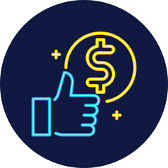 best price neon icon