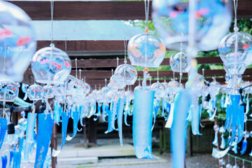 風鈴祭り　日本の夏の風景