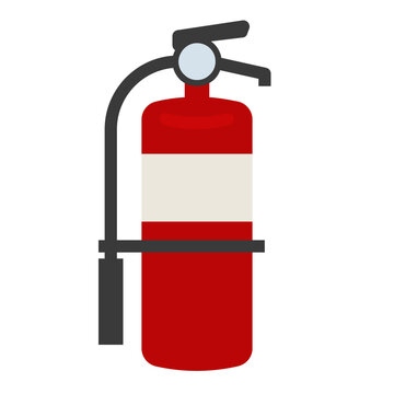 Fire Extinguisher Flat Icon