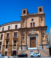 View of the baroque San Giuseppe church in Aagrigento