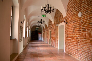Fototapeta na wymiar Klasztor, Zespół klasztorno-pałacowy w Rudach na Śląsku