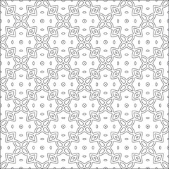  Retro ornamental seamless pattern. Flourished ornate background. Luxury elegant ornament. Vintage element. Template for design. Vector illustration