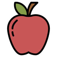 apple line icon