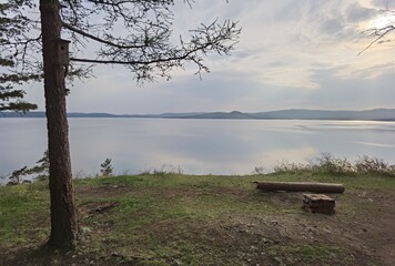 Fototapeta na wymiar Lake Turgayak