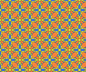 Hintergrund, Muster Stern blau gelb