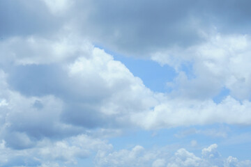 blue sky with clouds
