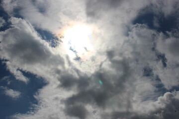 자연이 주는 선물 태양과 구름과 하늘과 무지개
자연이준 무지개