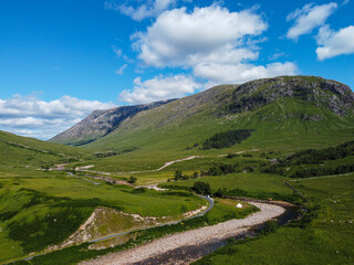 Fototapeta premium Scotland Glen Etive, James Bond Skyfall Road