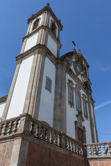 Exterior facade view of the Church of the Venerable Third Order of Our Lady of Monte do Carmo,...
