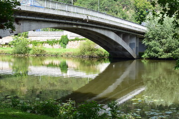 Fototapeta na wymiar Brücke Nievern