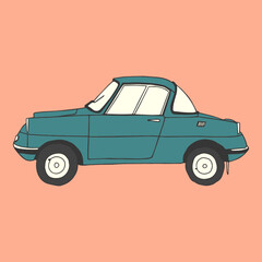 car vector - cute car vector illustration