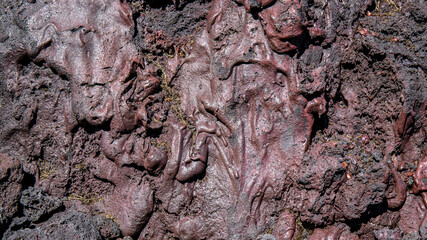 texture roche volcanique rouge