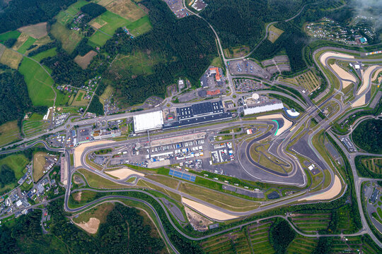 Luftbild Panorama Nürburgring Rennstrecke