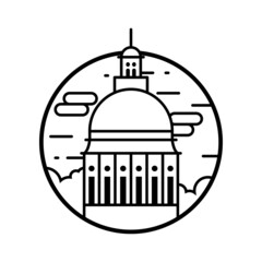 World famous building - Pantheon Paris