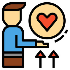 empathy line icon