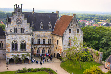 Fototapeta na wymiar Burg in Bad Bentheim