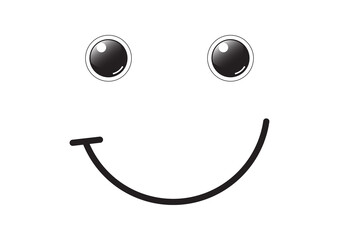 Happy face icon vector illustration