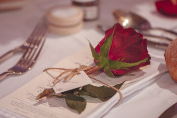 table mariés