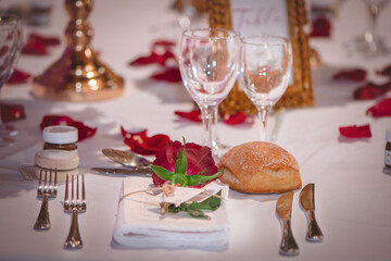table mariés