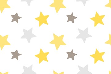 Cute Star Seamless Pattern Design