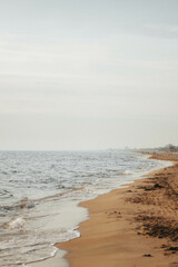 waves on the beach