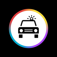 Obraz premium Police Car - Sticker