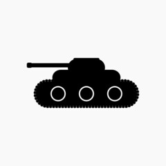army tank icon vector