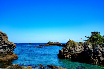 Fototapeta premium rock and sea