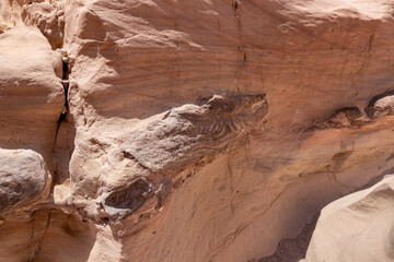 Fantastically  beautiful landscape in a nature reserve near Eilat city - Red Canyon, in southern Israel