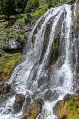 Waterfall by the St. Beatus Caves near Beatenberg