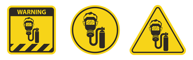 Warning Sign Breathing Apparatus Required