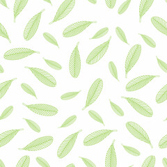 leaf seamless pattern backgroun. vector background  image.