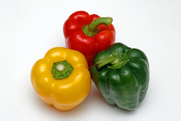 Raw vegetables colorful bell peppers