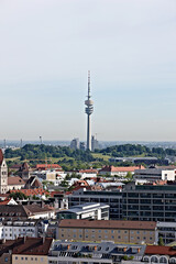 Skyline München mit Fernsehturm