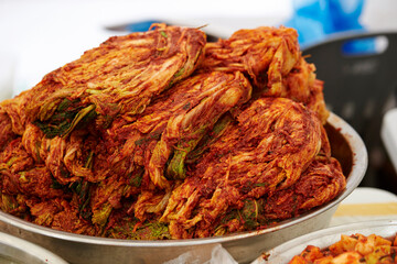 Kimchi, Korean spicy pickles dish 