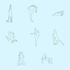 Printyoga pose yoga logo йога позы